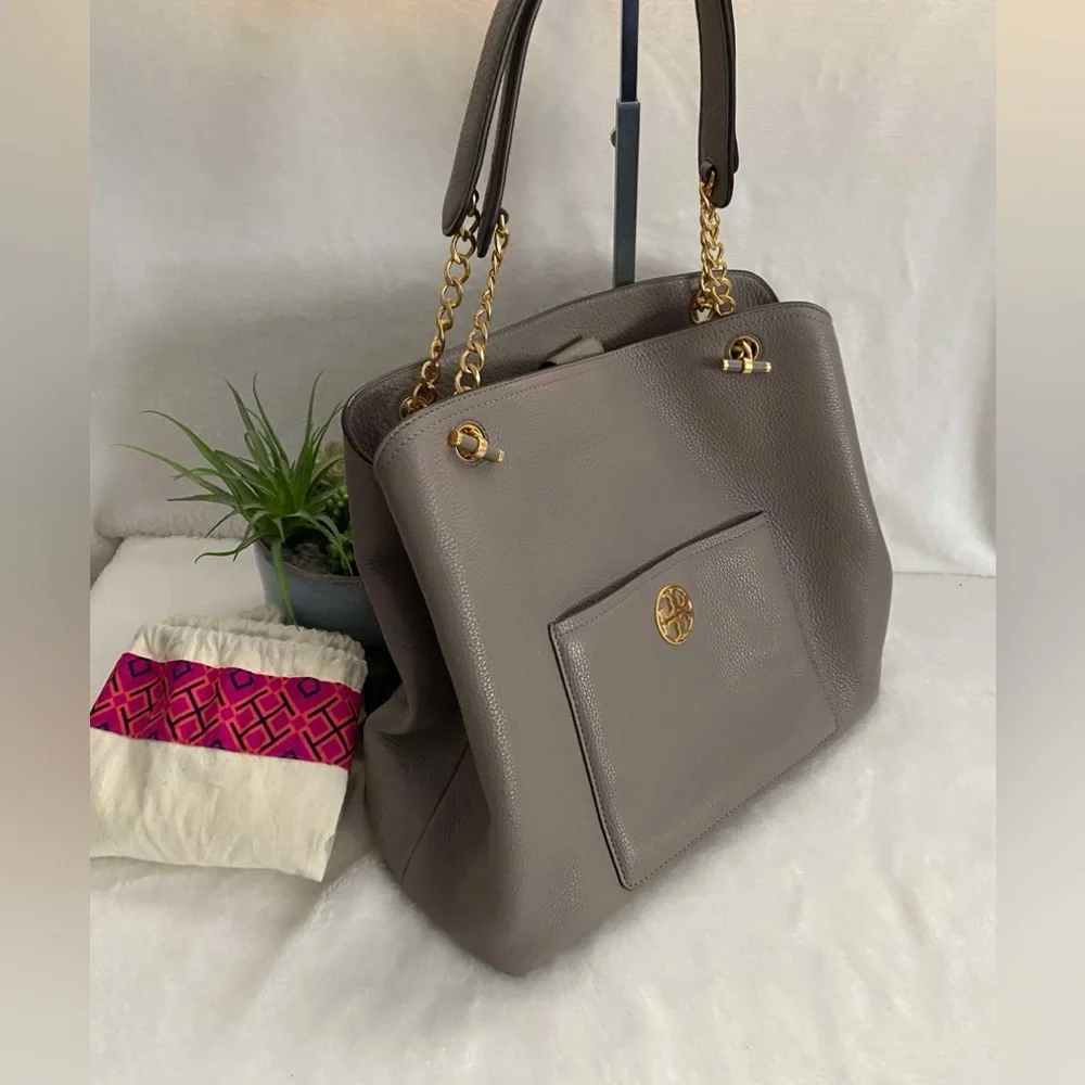 ❤️SALE❤️✨Like New Tory Burch Chelsea Slouchy Leather Tote Bag
